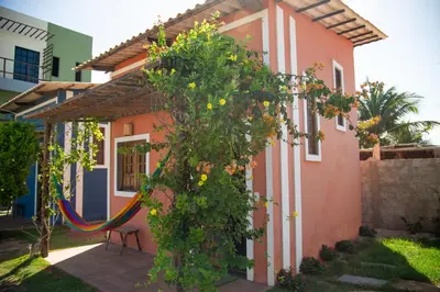 O edifício onde a casa de hóspedes está situado