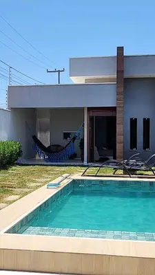 A piscina em ou perto de Casa de Praia em Beberibe - House 4k Beberibe, Acomoda até 12 pessoas
