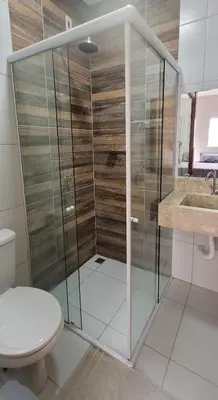 Uma casa de banho em Casa de Praia em Beberibe - House 4k Beberibe, Acomoda até 12 pessoas