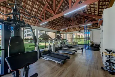 O centro de fitness e/ou as comodidades de fitness de Mediterranee #E201 - Apto 3 Quartos by Carpediem