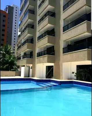 A piscina em ou perto de Via Venetto Flat vista à beira-mar de Fortaleza