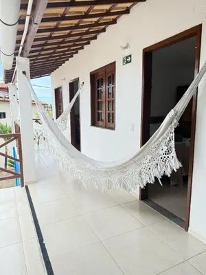 Uma varanda ou terraço em Milano Hotel Pousada Canoa Quebrada