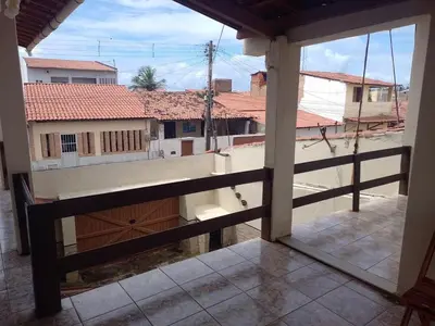 Uma varanda ou terraço em Terra da Luz - Casa de praia CE