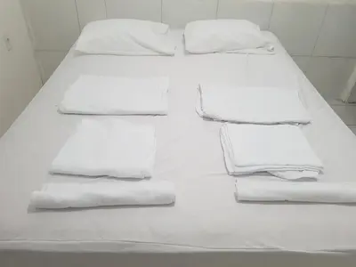 Uma cama ou camas num quarto em Casa Brisa