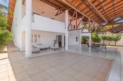Uma varanda ou terraço em Casa em Porto das Dunas por Carpediem