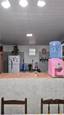 A cozinha ou kitchenette de Pousada Aconchego no Frio