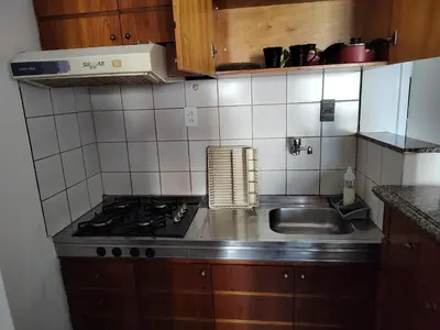 A cozinha ou kitchenette de Excelente Flat 1506 Meireles Fortaleza