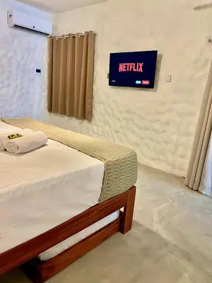 Uma cama ou camas num quarto em Casa di Maria flats