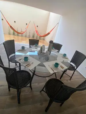 Uma área de estar em Casa Flecheiras 52