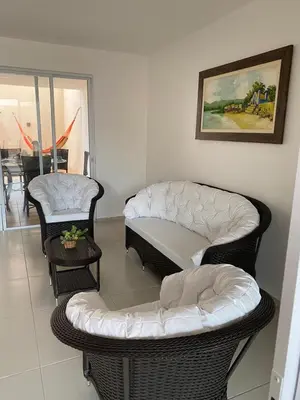 Uma área de estar em Casa Flecheiras 52
