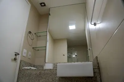 Uma casa de banho em Beira Mar Fortaleza Landscape Deluxe