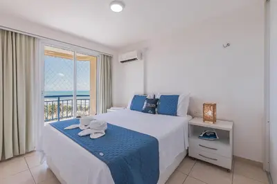 Uma cama ou camas num quarto em Beach Village #1004 - Praia do Futuro by Carpediem
