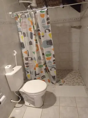 Uma casa de banho em Pousada Chale Creoulo