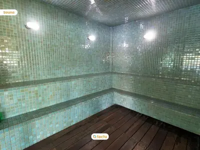 A planta de Térreo próximo da Piscina e Praia no VG Sun