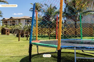 A área de jogos para crianças em Bangalô vista mar VG Sun Cumbuco por Tactu